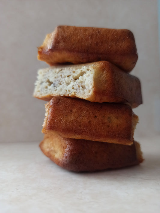 Carrés fondants à la banane et au chocolat