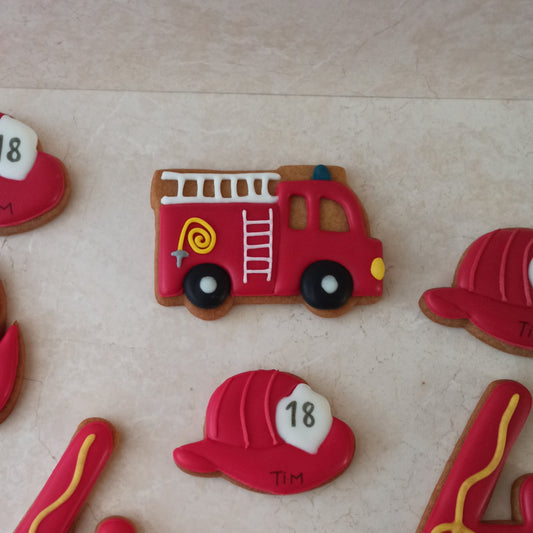 Biscuit - Camion de pompiers