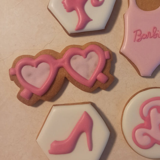 Biscuit - Lunettes coeur Barbie