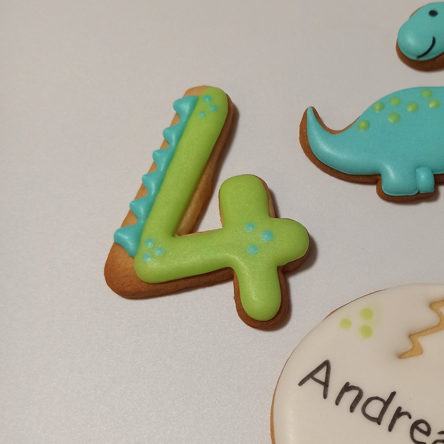 Biscuit - Chiffre dinosaure