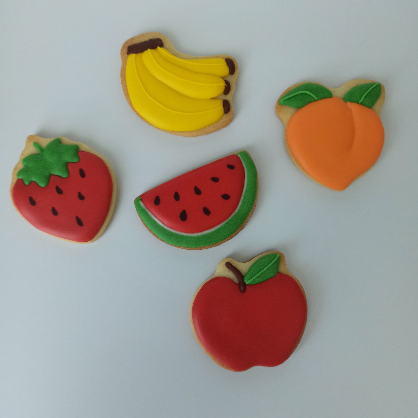 Lot de 8 biscuits « les fruits »