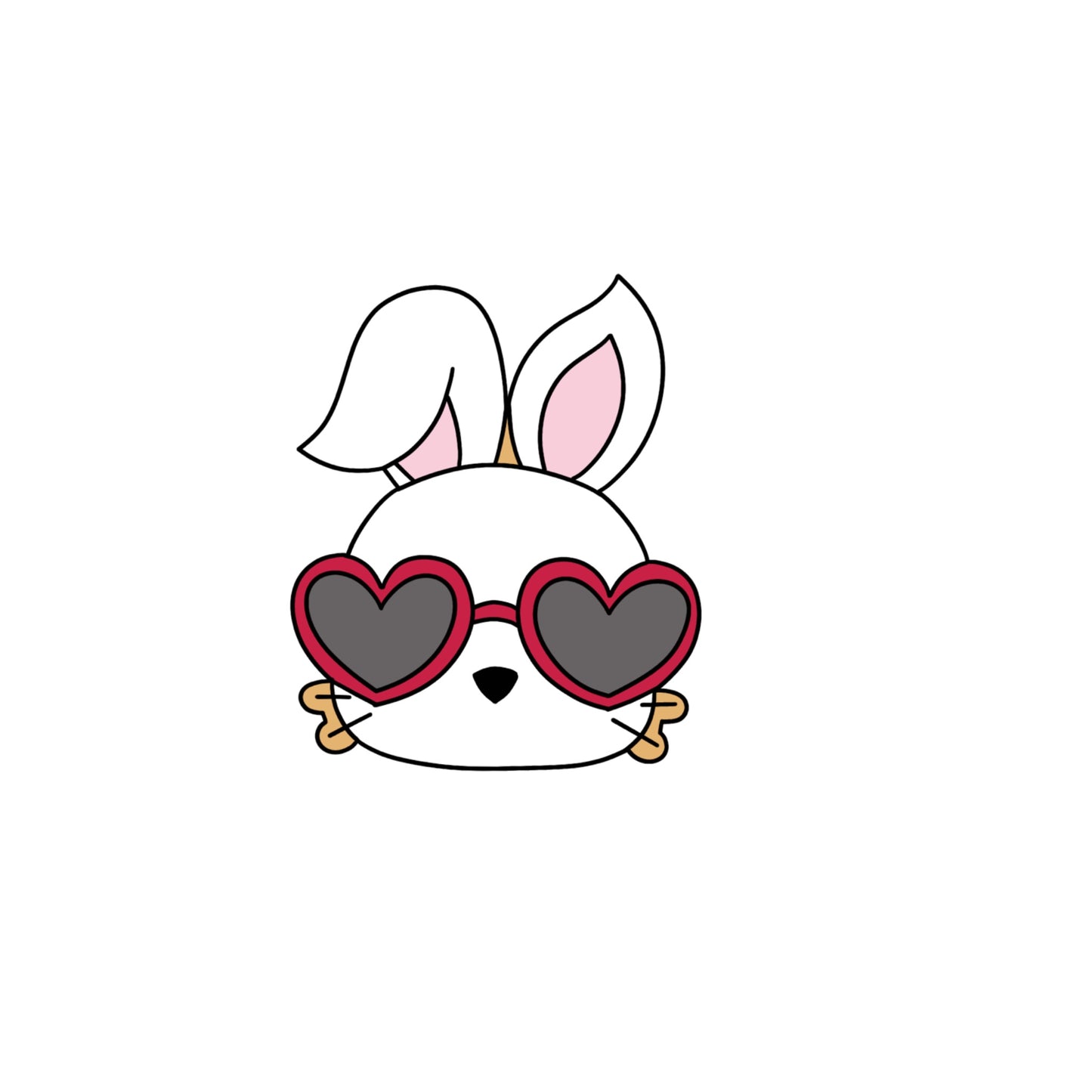 Biscuit - Lapin avec lunettes